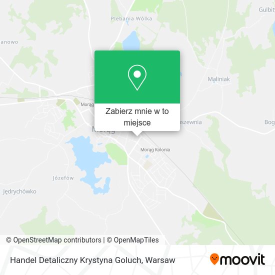 Mapa Handel Detaliczny Krystyna Goluch