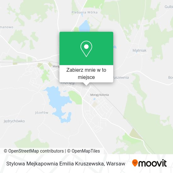 Mapa Stylowa Mejkapownia Emilia Kruszewska