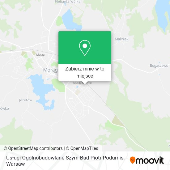 Mapa Usługi Ogólnobudowlane Szym-Bud Piotr Podumis