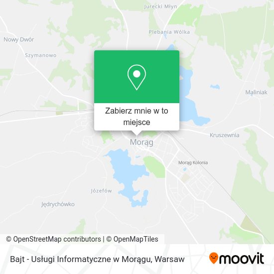 Mapa Bajt - Usługi Informatyczne w Morągu