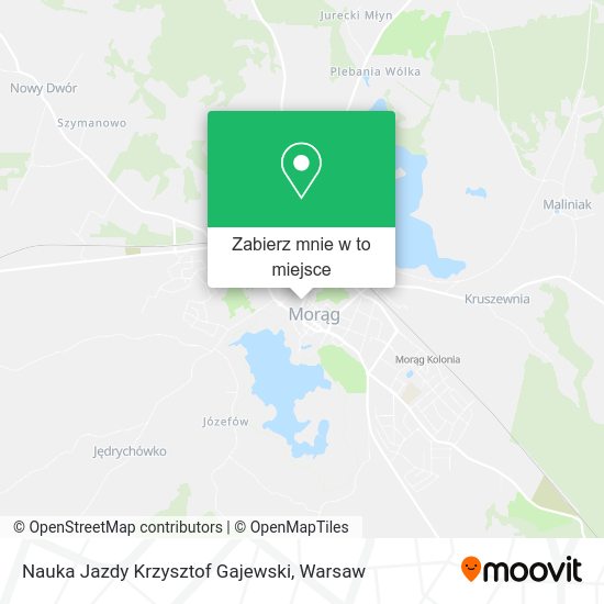 Mapa Nauka Jazdy Krzysztof Gajewski