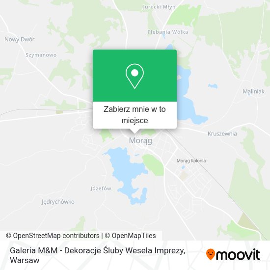 Mapa Galeria M&M - Dekoracje Śluby Wesela Imprezy