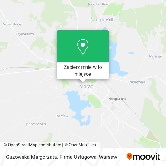 Mapa Guzowska Małgorzata. Firma Usługowa