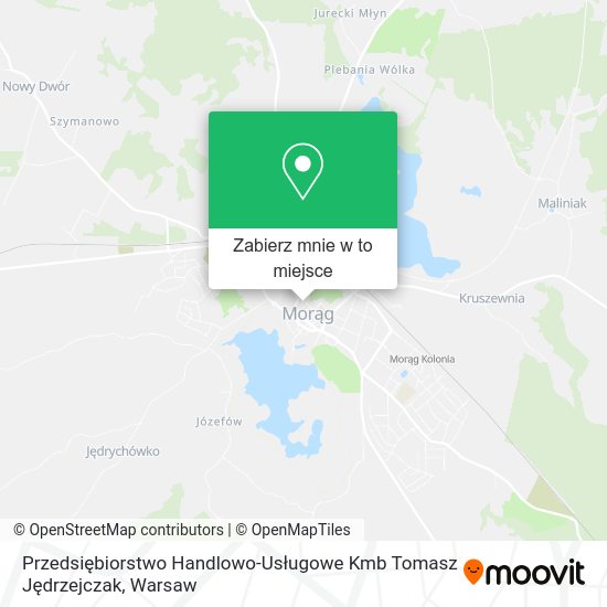 Mapa Przedsiębiorstwo Handlowo-Usługowe Kmb Tomasz Jędrzejczak