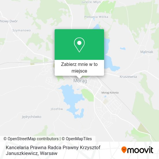 Mapa Kancelaria Prawna Radca Prawny Krzysztof Januszkiewicz