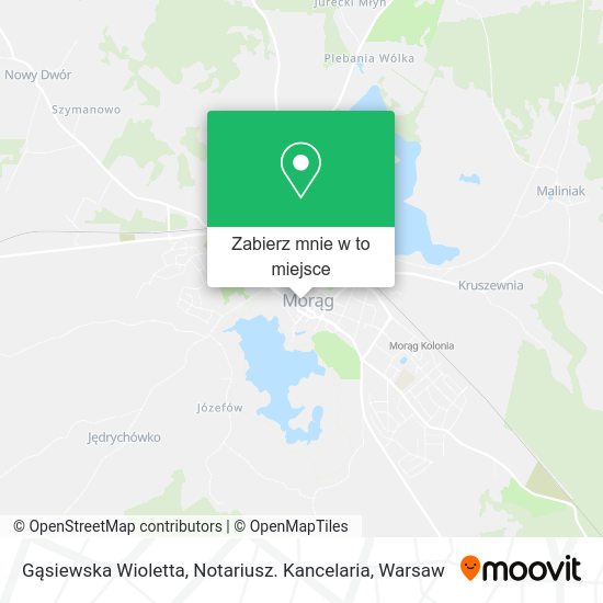 Mapa Gąsiewska Wioletta, Notariusz. Kancelaria