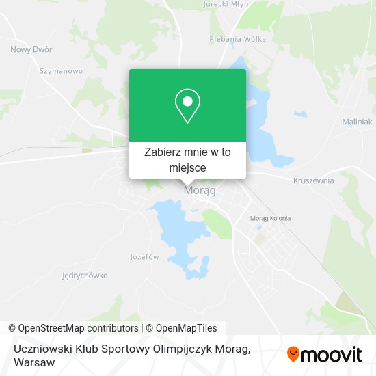 Mapa Uczniowski Klub Sportowy Olimpijczyk Morag