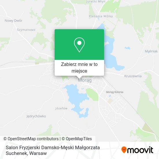 Mapa Salon Fryzjerski Damsko-Męski Małgorzata Suchenek