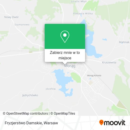 Mapa Fryzjerstwo Damskie