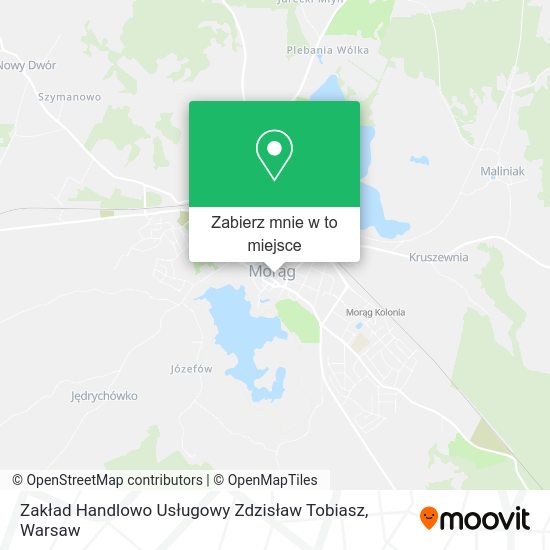 Mapa Zakład Handlowo Usługowy Zdzisław Tobiasz