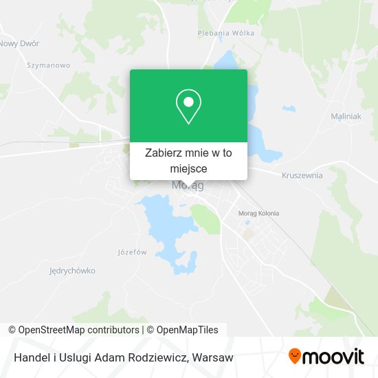 Mapa Handel i Uslugi Adam Rodziewicz