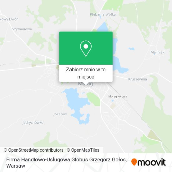 Mapa Firma Handlowo-Usługowa Globus Grzegorz Gołos