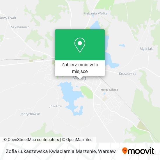 Mapa Zofia Łukaszewska Kwiaciarnia Marzenie