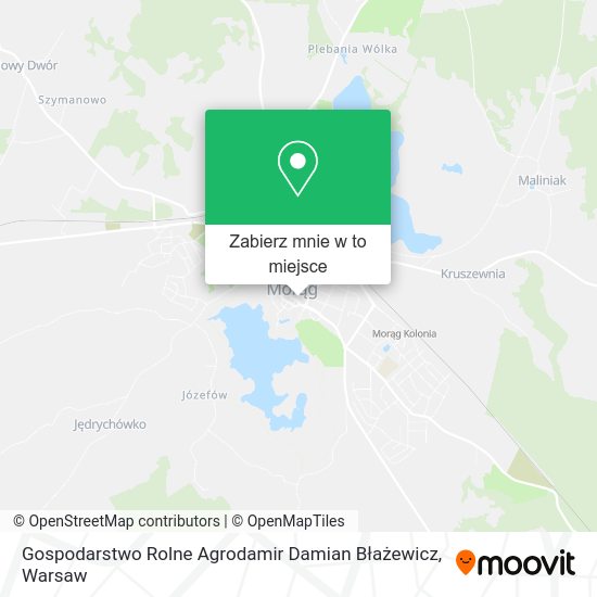 Mapa Gospodarstwo Rolne Agrodamir Damian Błażewicz