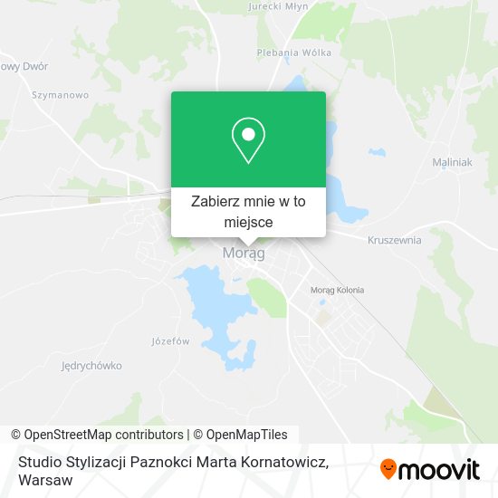 Mapa Studio Stylizacji Paznokci Marta Kornatowicz