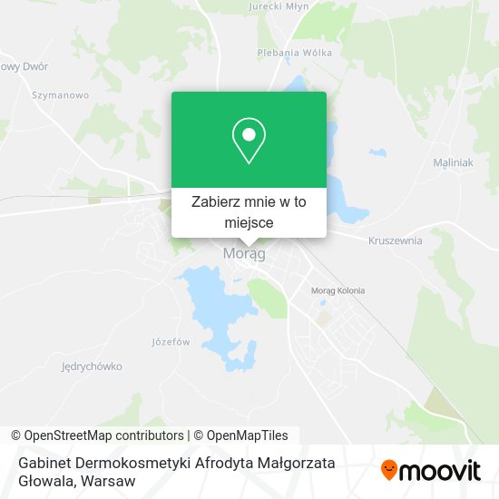 Mapa Gabinet Dermokosmetyki Afrodyta Małgorzata Głowala