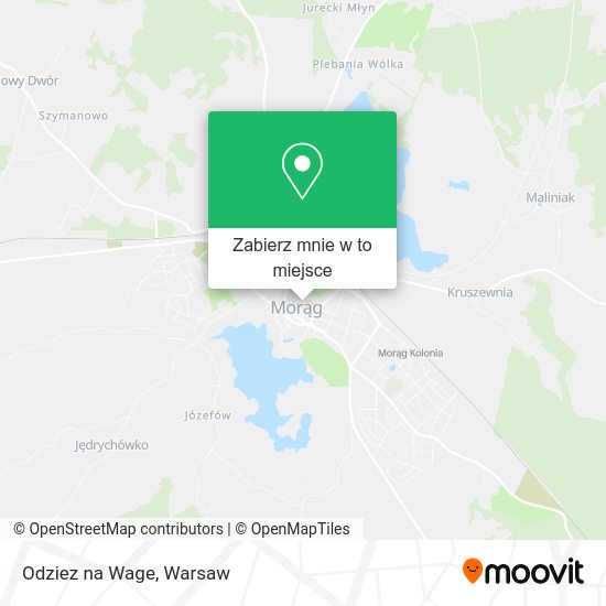 Mapa Odziez na Wage