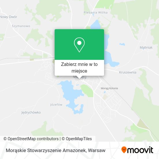 Mapa Morąskie Stowarzyszenie Amazonek