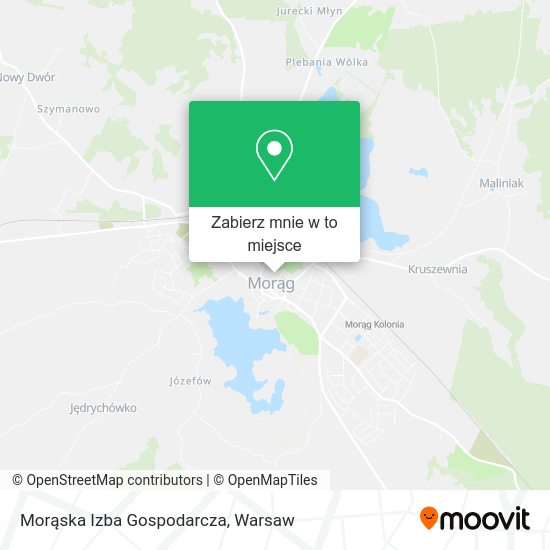 Mapa Morąska Izba Gospodarcza