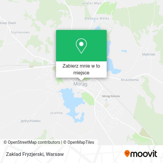 Mapa Zaklad Fryzjerski