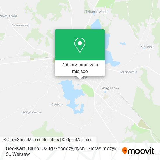 Mapa Geo-Kart. Biuro Usług Geodezyjnych. Gierasimczyk S.