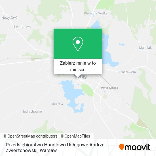 Mapa Przedsiębiorstwo Handlowo Usługowe Andrzej Zwierzchowski