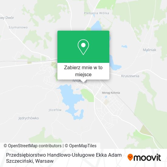 Mapa Przedsiębiorstwo Handlowo-Usługowe Ekka Adam Szczeciński