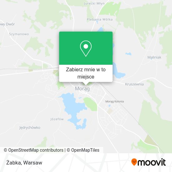 Mapa Żabka