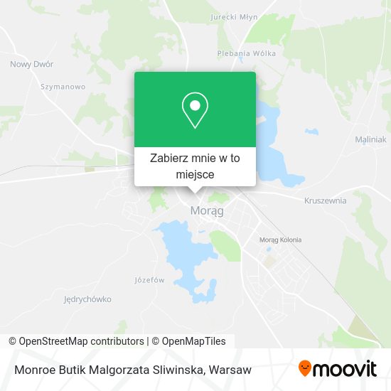 Mapa Monroe Butik Malgorzata Sliwinska