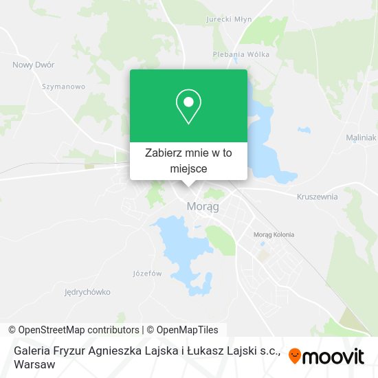 Mapa Galeria Fryzur Agnieszka Lajska i Łukasz Lajski s.c.