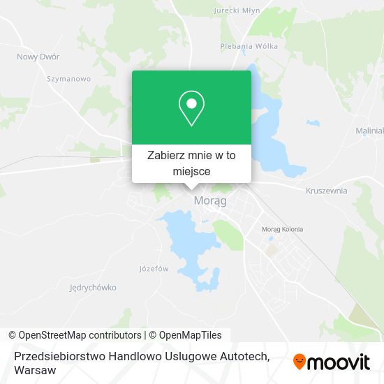 Mapa Przedsiebiorstwo Handlowo Uslugowe Autotech