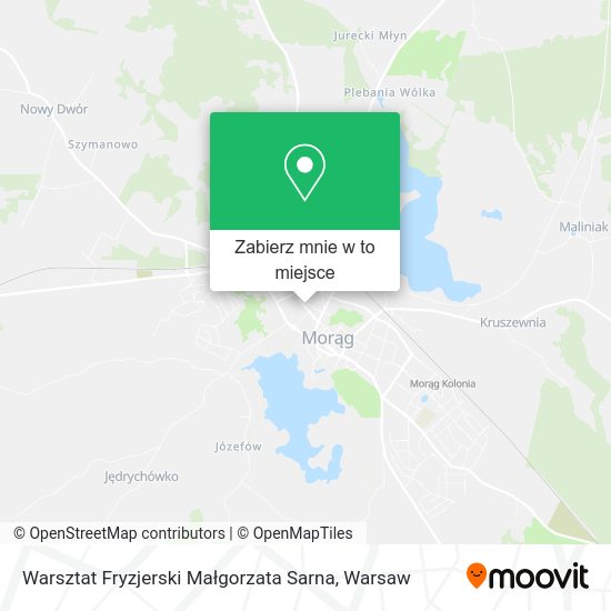 Mapa Warsztat Fryzjerski Małgorzata Sarna