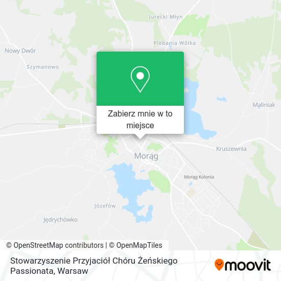 Mapa Stowarzyszenie Przyjaciół Chóru Żeńskiego Passionata