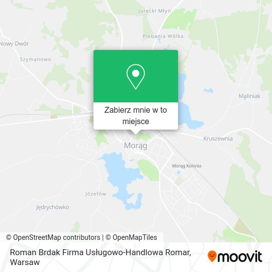 Mapa Roman Brdak Firma Usługowo-Handlowa Romar