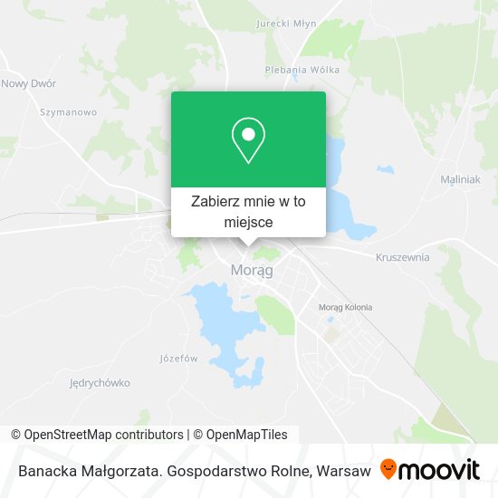 Mapa Banacka Małgorzata. Gospodarstwo Rolne