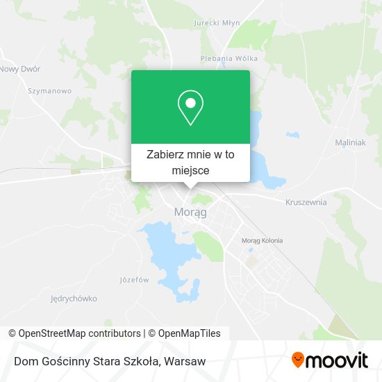 Mapa Dom Gościnny Stara Szkoła