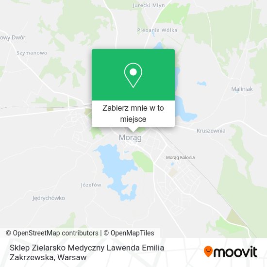 Mapa Sklep Zielarsko Medyczny Lawenda Emilia Zakrzewska