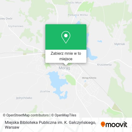 Mapa Miejska Biblioteka Publiczna im. K. Gałczyńskiego