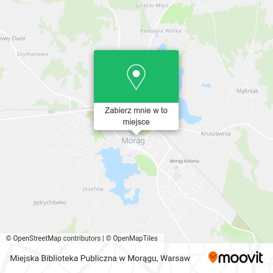 Mapa Miejska Biblioteka Publiczna w Morągu