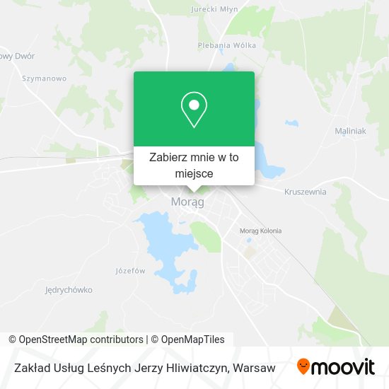 Mapa Zakład Usług Leśnych Jerzy Hliwiatczyn