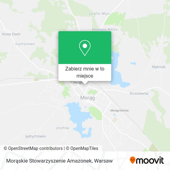 Mapa Morąskie Stowarzyszenie Amazonek