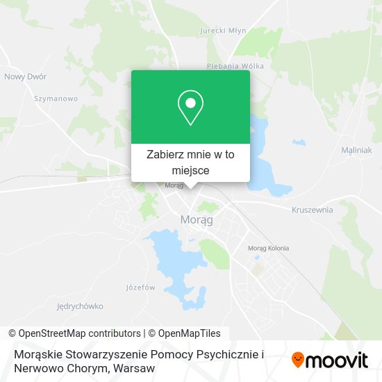 Mapa Morąskie Stowarzyszenie Pomocy Psychicznie i Nerwowo Chorym