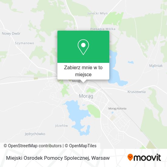 Mapa Miejski Osrodek Pomocy Spolecznej