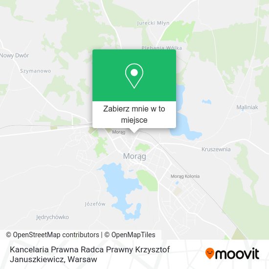 Mapa Kancelaria Prawna Radca Prawny Krzysztof Januszkiewicz