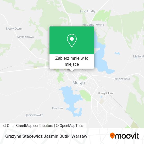 Mapa Grażyna Stacewicz Jasmin Butik