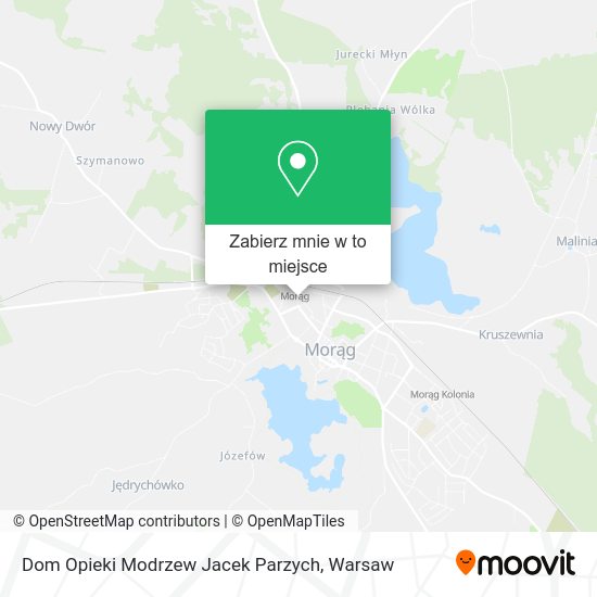 Mapa Dom Opieki Modrzew Jacek Parzych