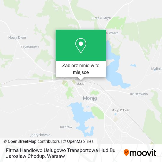 Mapa Firma Handlowo Usługowo Transportowa Hud Bul Jarosław Chodup