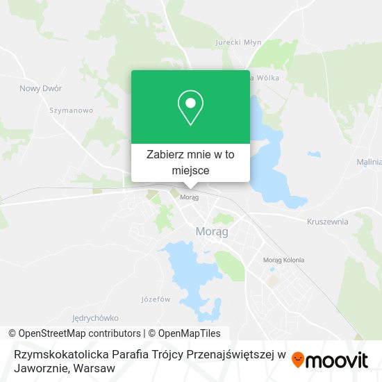 Mapa Rzymskokatolicka Parafia Trójcy Przenajświętszej w Jaworznie