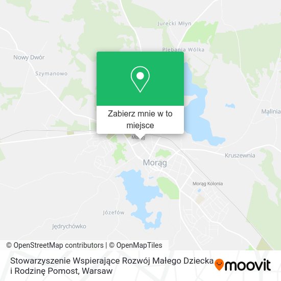 Mapa Stowarzyszenie Wspierające Rozwój Małego Dziecka i Rodzinę Pomost