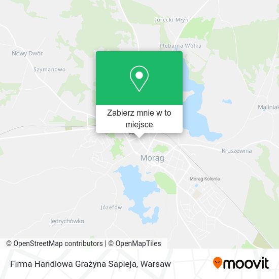 Mapa Firma Handlowa Grażyna Sapieja